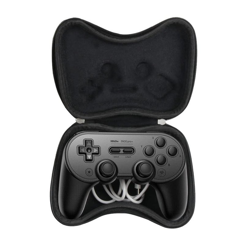Hermitshell Travel Case for 8BitDo Pro 2 / 8Bitdo Sn30 Pro+ Bluetooth Controller Wireless Gamepad (Black Edition) - Image 1